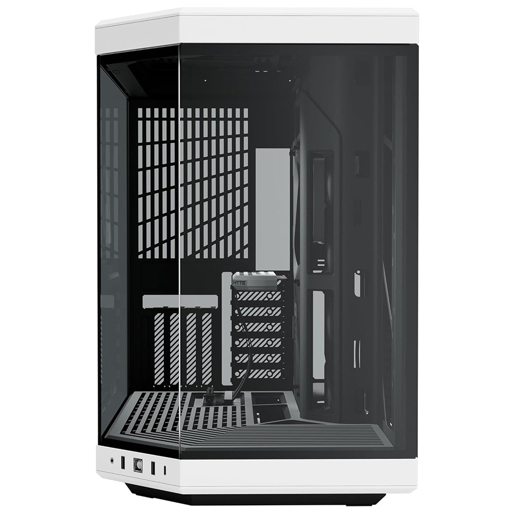 Case HYTE Y70 BLACK/WHITE PC Mid Tower ATX, E-ATX , Triplo Vetro temperato, Porte 1x USB-C 3.2 Gen 2, 2x USB-A 3.2 Gen 1