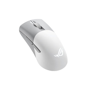 Mouse Gaming Moonlight White Wireless Asus - Souris ROG KERIS , Ultra-leggero da 75g con Sensore 36K e Tecnologia SpeedNova