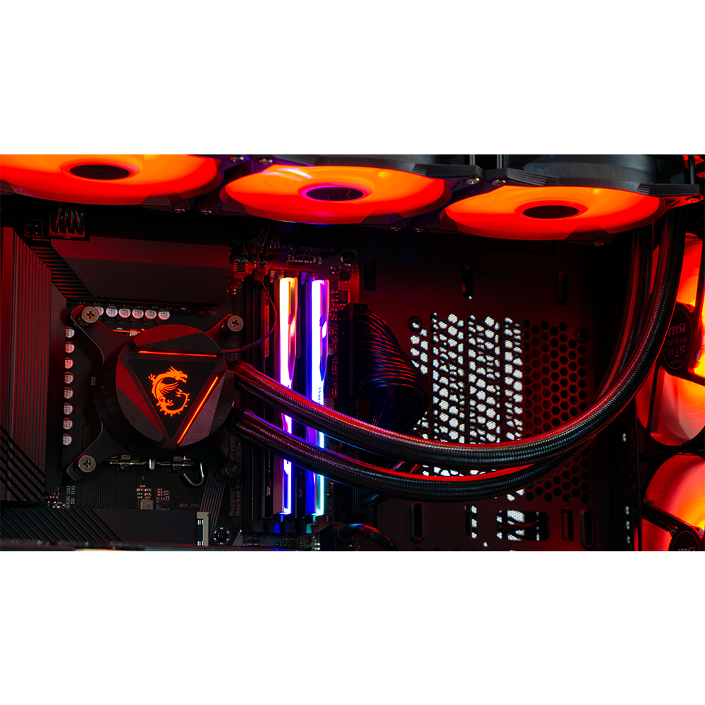 BREUNOR RAPTOR - PC Gaming Ryzen 9 7950X, RTX 4080 SUPER 16 Go, RAM 32 Go DDr5 6000 MHz, SSD 2000 Go NVMe, dissipateur liquide 360 ​​mm, Windows 11 PRO