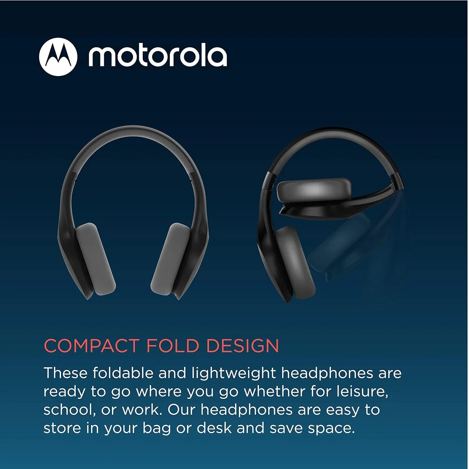 Cuffie Bluetooth Motorola Sound MOTO XT500 / Escape - Tecnologia Multipoint - Pieghevole - BREUNOR