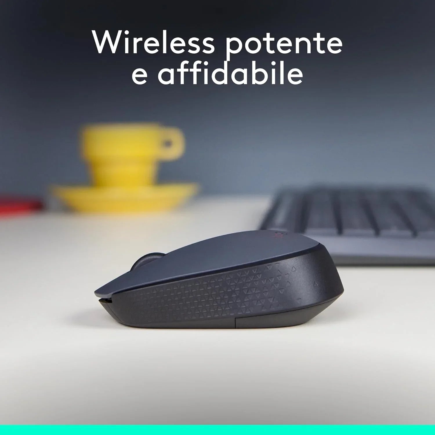 Logitech M170 Mouse Ottico 800dpi 2 tasti Wireless Nero - BREUNOR