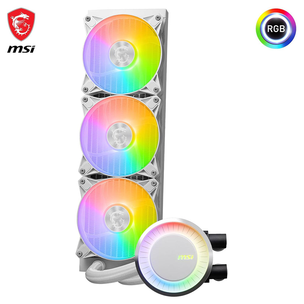 DISSIPATORE A LIQUIDO 360MM MSI MAG CORELIQUID E360 WHITE Socket AM5 e 1700