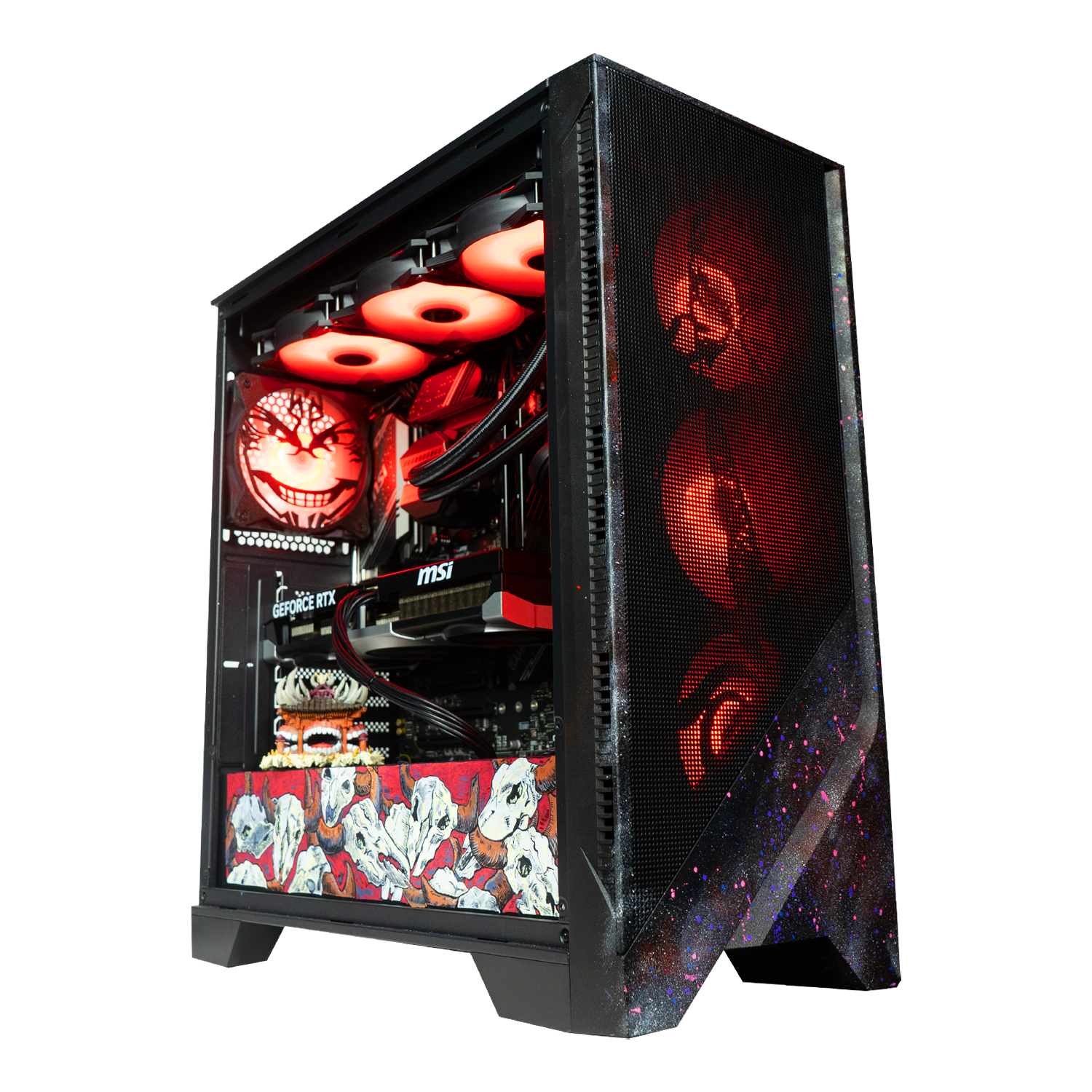 BREUNOR SUKUNA V1 - PC Gaming Intel i9 14900K, RTX 5070 Ti 16GB, RAM 32GB DDr5, SSD 1TB NVMe, Dissipatore a Liquido 360mm, Windows 11 PRO