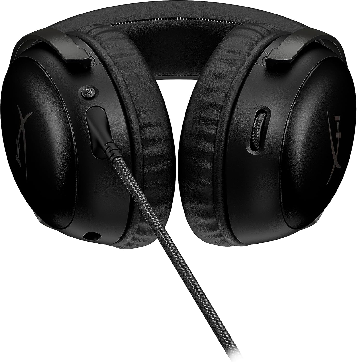 HyperX Cloud III, Gaming Headset, 3.5mm Wired Connection, Onboard Audio Controls, Aluminum Frame, Leatherette-Covered Memory Foam Ear Cushions 