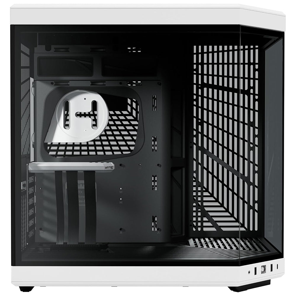 Case HYTE Y70 BLACK/WHITE PC Mid Tower ATX, E-ATX , Triplo Vetro temperato, Porte 1x USB-C 3.2 Gen 2, 2x USB-A 3.2 Gen 1