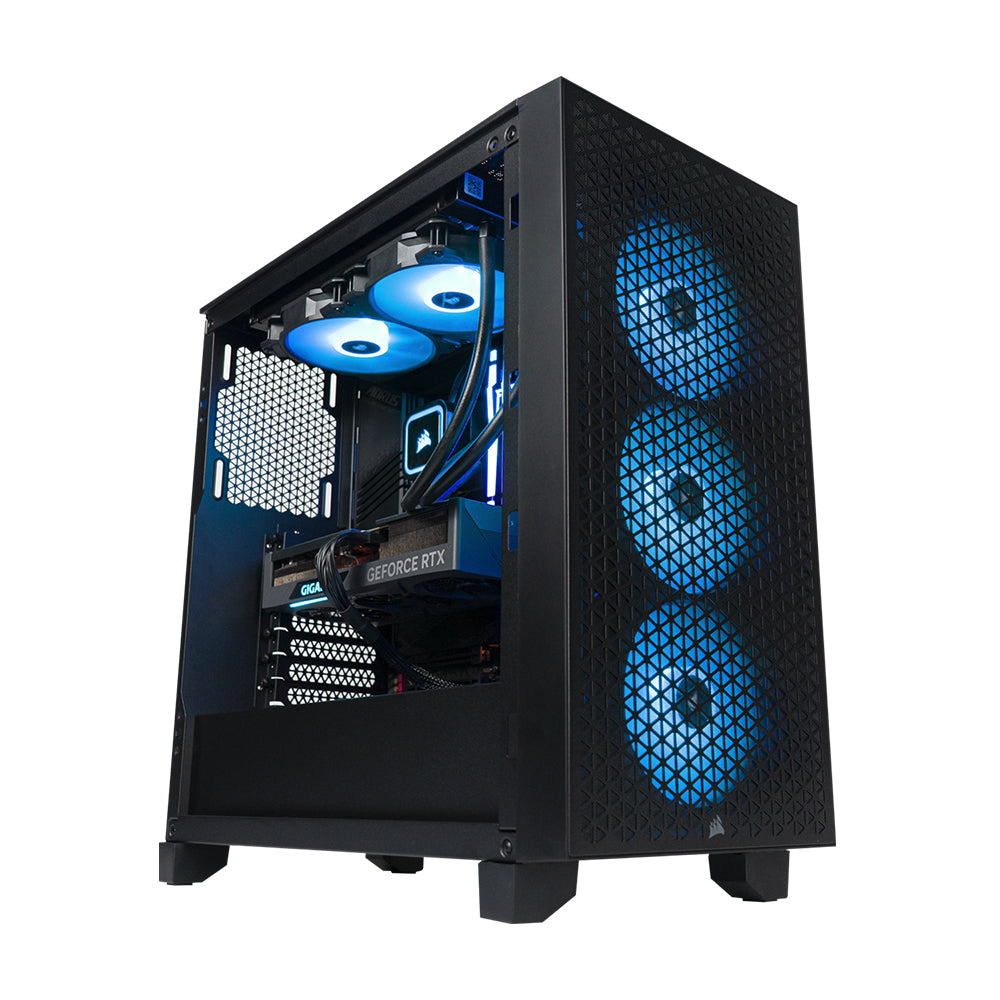 BREUNOR ARES EXPRESS - Pc Gaming Ryzen 7 5800X 8 Core, RTX 4070 12Gb, RAM 32Gb DDR4 3600Mhz, SSD NVMe 1000Gb, Dissipatore Liquido 240mm, Windows 11 Pro