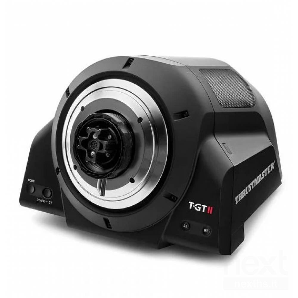 Thrustmaster T-GT II Volante con Pedaliera a 3 Pedali, PS5, PS4, PC, Force Feedback in Tempo Reale, Motore Brushless da 40 watt, Sistema a Doppia Cinghia, Tecnologia Magnetica, Volante Intercambiabile PS5/PS4/PC