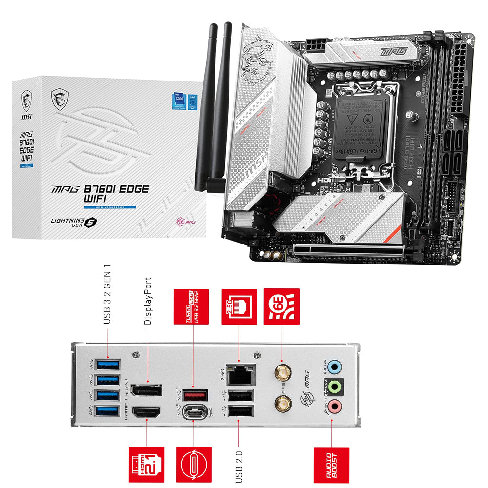 BREUNOR ATLANTE - Mini PC Gaming Intel i5 14600K , Rtx 5060 Ti 16Gb, RAM 32GB DDr5 , NVMe 1TB, Cooler Noctua , Pc Da Gaming ITX, Windows 11