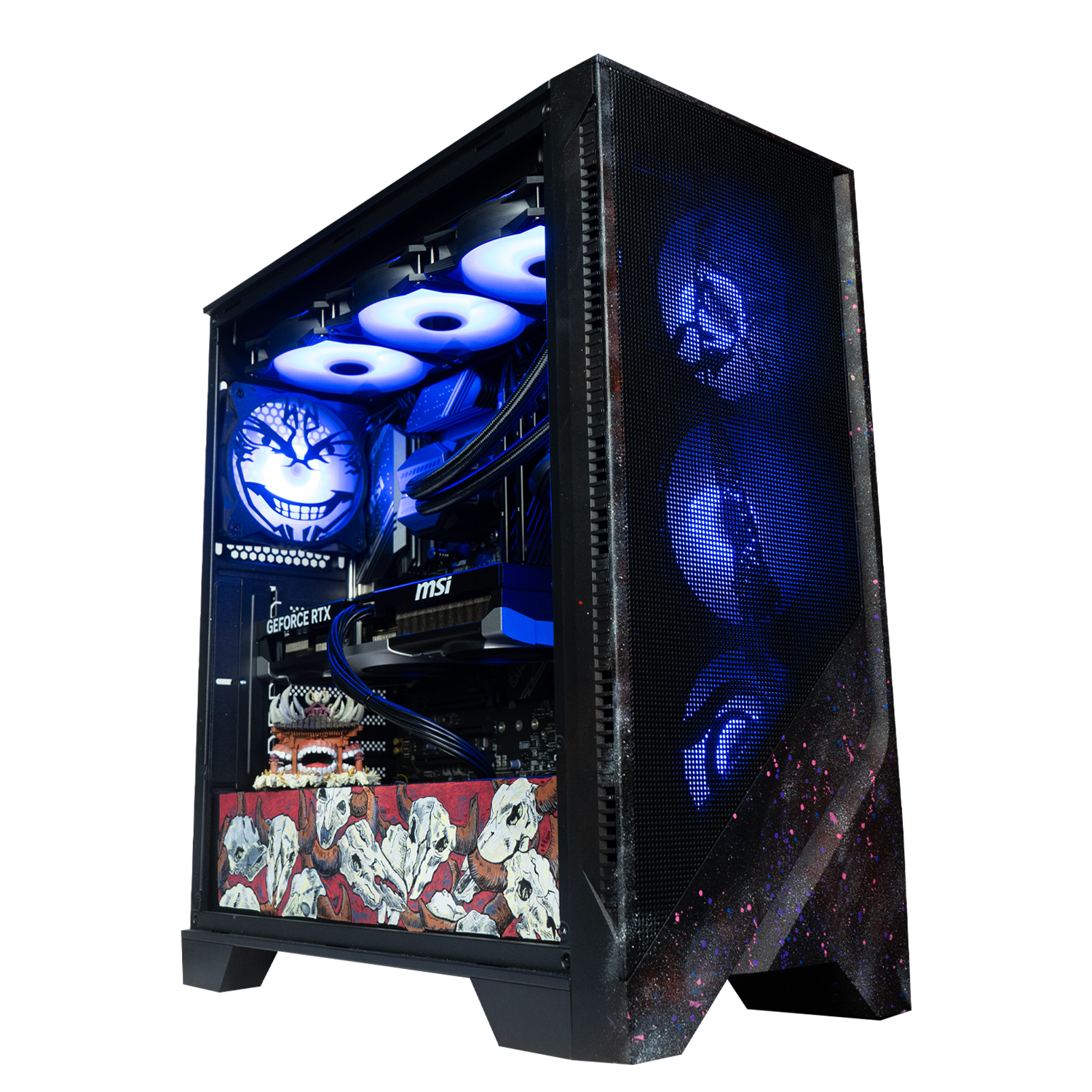 BREUNOR SUKUNA V1 - PC Gaming Intel i9 14900K, RTX 5070 Ti 16GB, RAM 32GB DDr5, SSD 1TB NVMe, Dissipatore a Liquido 360mm, Windows 11 PRO