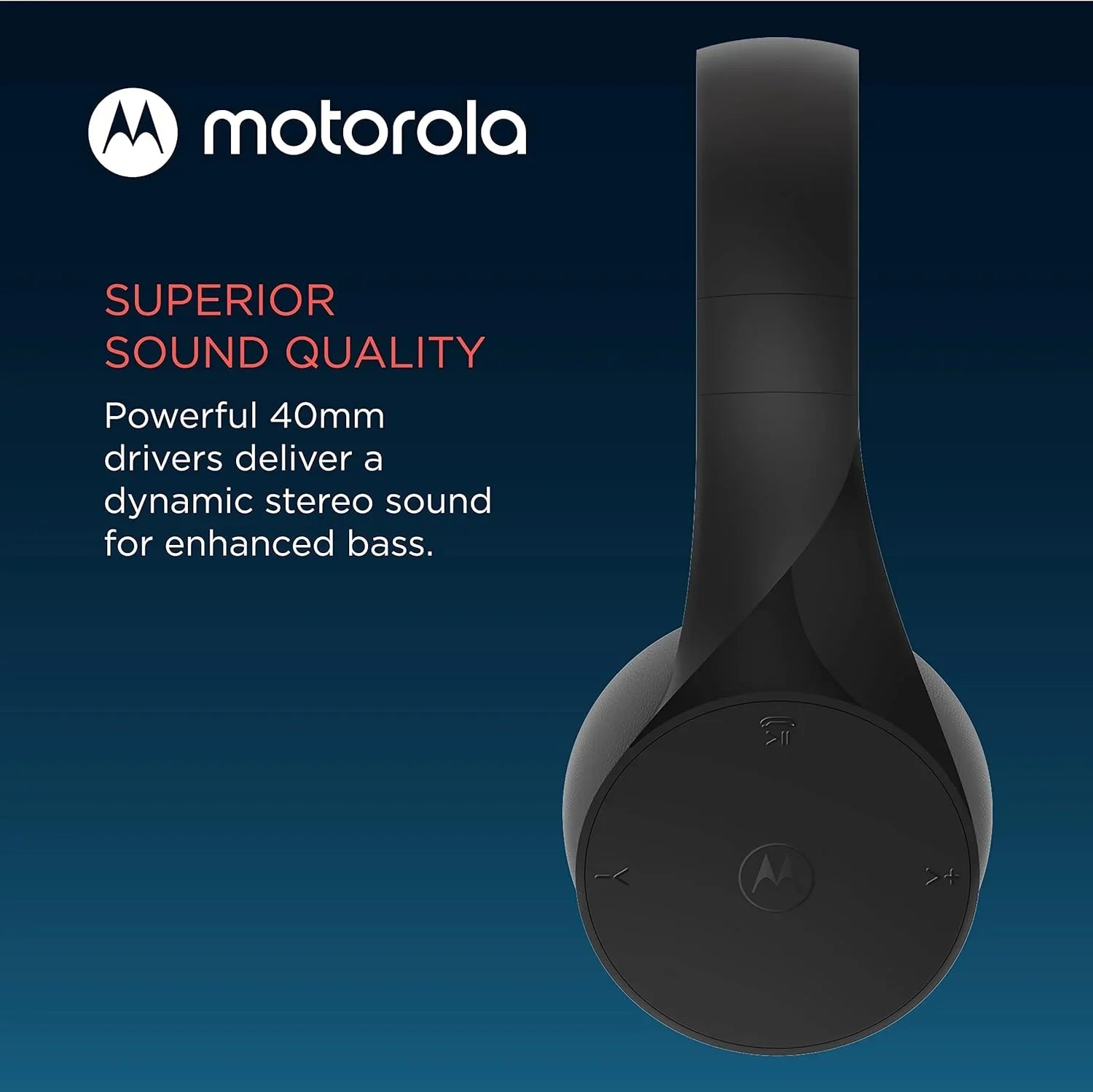 Cuffie Bluetooth Motorola Sound MOTO XT500 / Escape - Tecnologia Multipoint - Pieghevole - BREUNOR