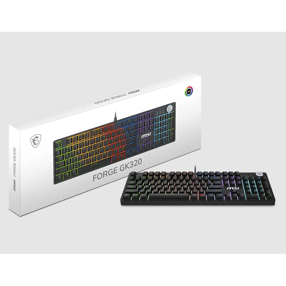 Tastiera Meccanica Gaming (Layout ITA) - MSI FORGE GK320 KEYBOARD ITA  - Switch Rossi