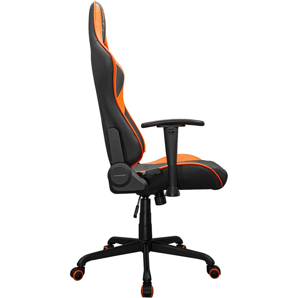 SEDIA GAMING PREMIUM COUGAR ARMOR ELITE CON RECLINAZIONE 160° E TELAIO IN ACCIAIO (NERO/ARANCIO)
