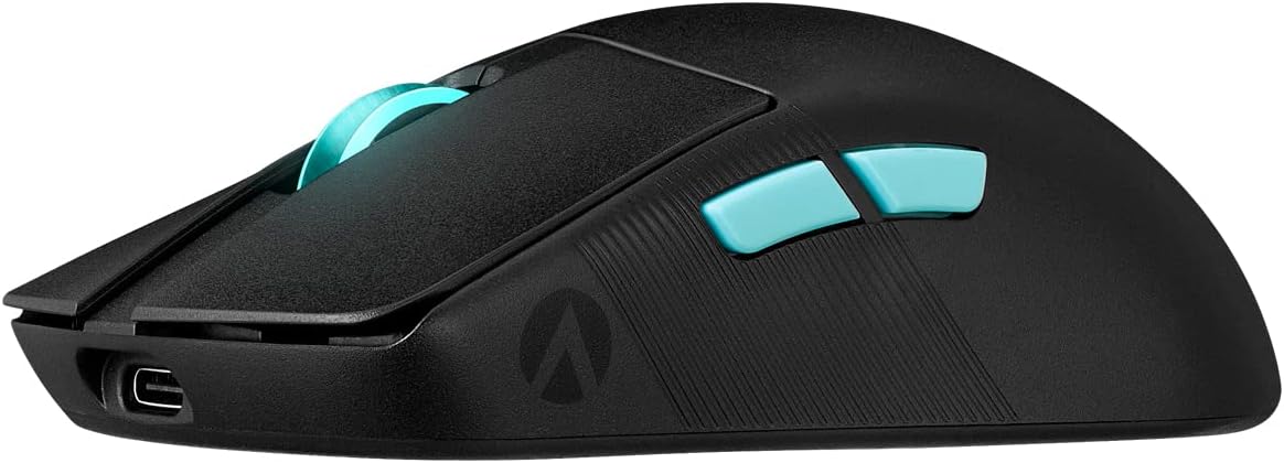 ASUS ROG Harpe Ace Aim Lab Edition Gaming Mouse, Super Light, 36000 dpi, 2.4 GHz Wireless, Bluetooth, Low Latency, USB, Long Battery Life, Aura SYNC RGB Lighting 