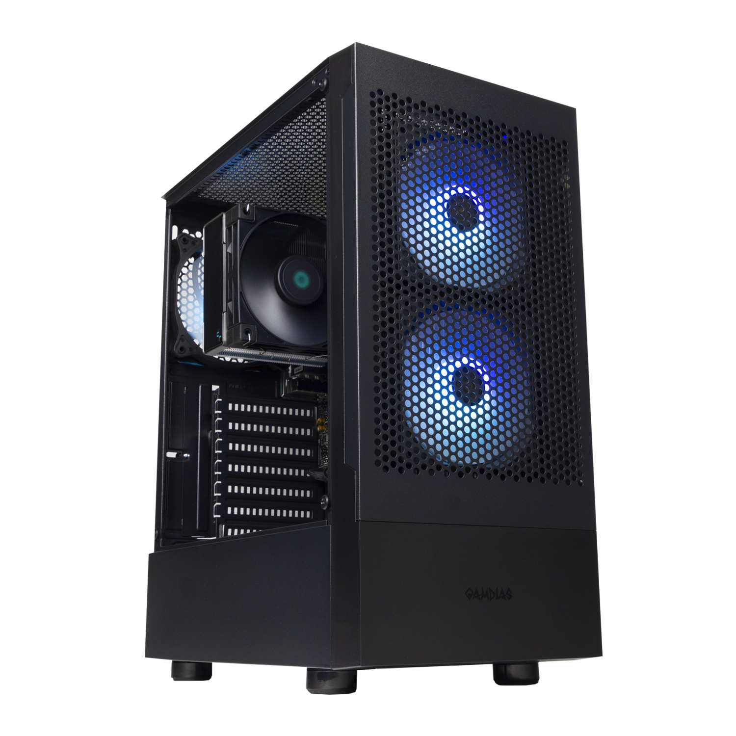 BREUNOR COREX - Pc fisso Ryzen 5 7600 fino a 5.10Ghz 6 core, Ram 32GB DDR5, SSD Nvme 1000GB, Dissipatore a torre, Windows 11 Pro