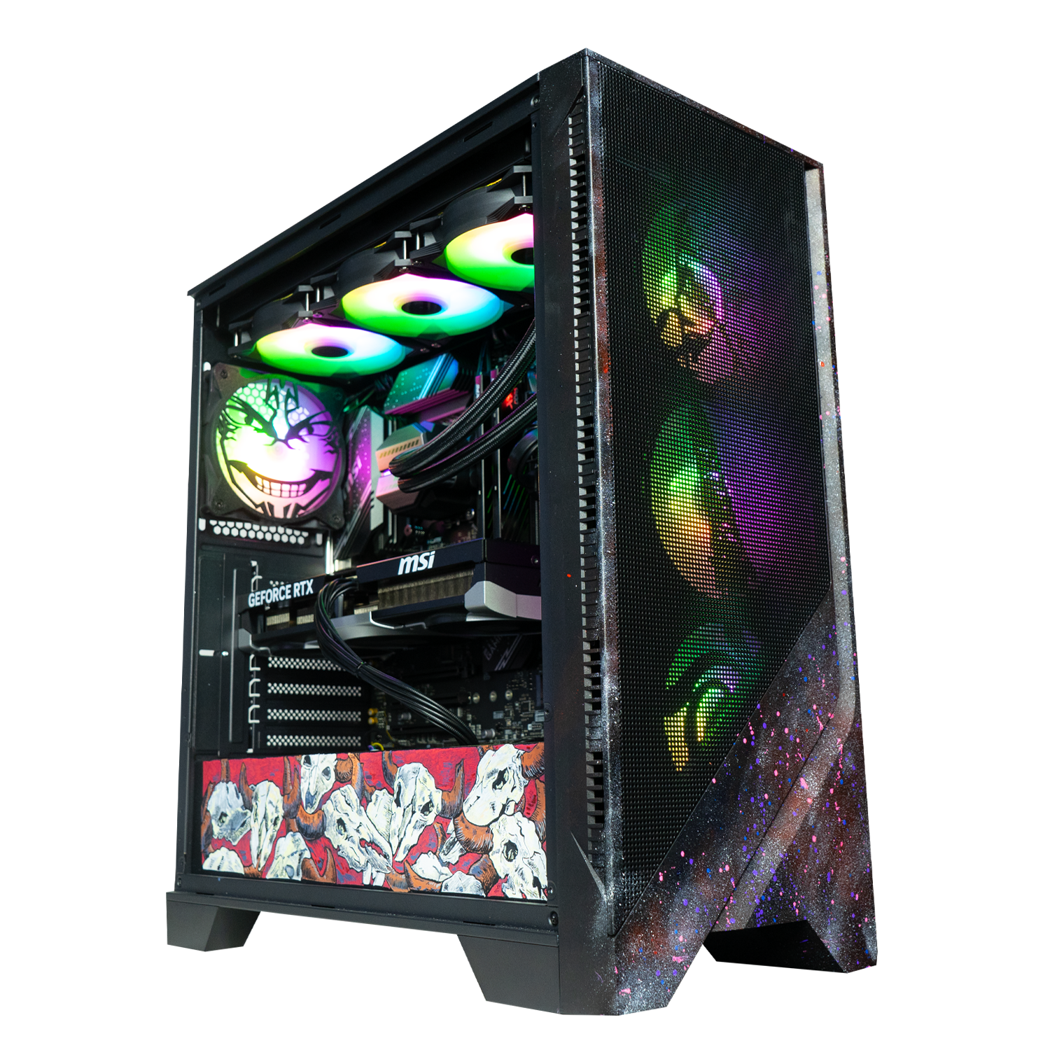 BREUNOR SUKUNA V1 - PC Gaming Intel i9 14900K, RTX 5070 Ti 16GB, RAM 32GB DDr5, SSD 1TB NVMe, Dissipatore a Liquido 360mm, Windows 11 PRO