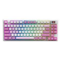 Tastiera Meccanica Gaming (Layout ITA) - MSI GK600 WHITE DEEP PURPLE LIGHT PURPLE FORGE KEYBOARD