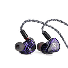Cuffie Da Gioco, Kiwi Ears Quartet – Auricolari In-Ear Ibridi 2DD+2BA con Tuning Personalizzabile & Bassi Subwoofer