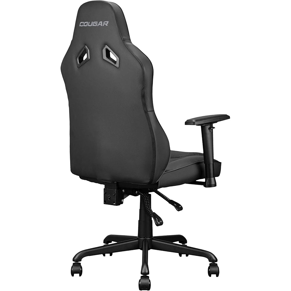 SEDIA GAMING COUGAR FUSION S ERGONOMICA CON SUPPORTO LOMBARE 3D E BRACCIOLI 2D (TOTAL BLACK)