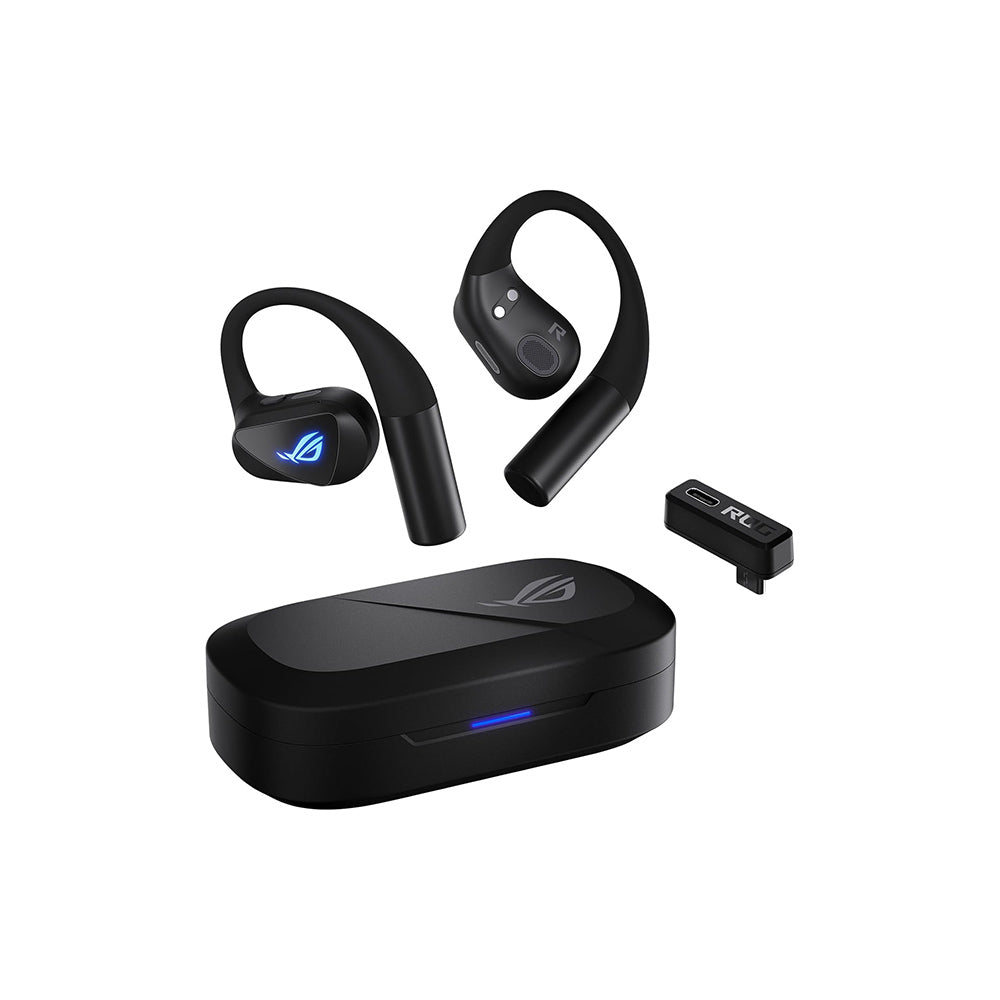 ASUS ROG Cetra Open - Auricolari Gaming Wireless, Connessione ROG SpeedNova 2,4 GHz e BT 6.0