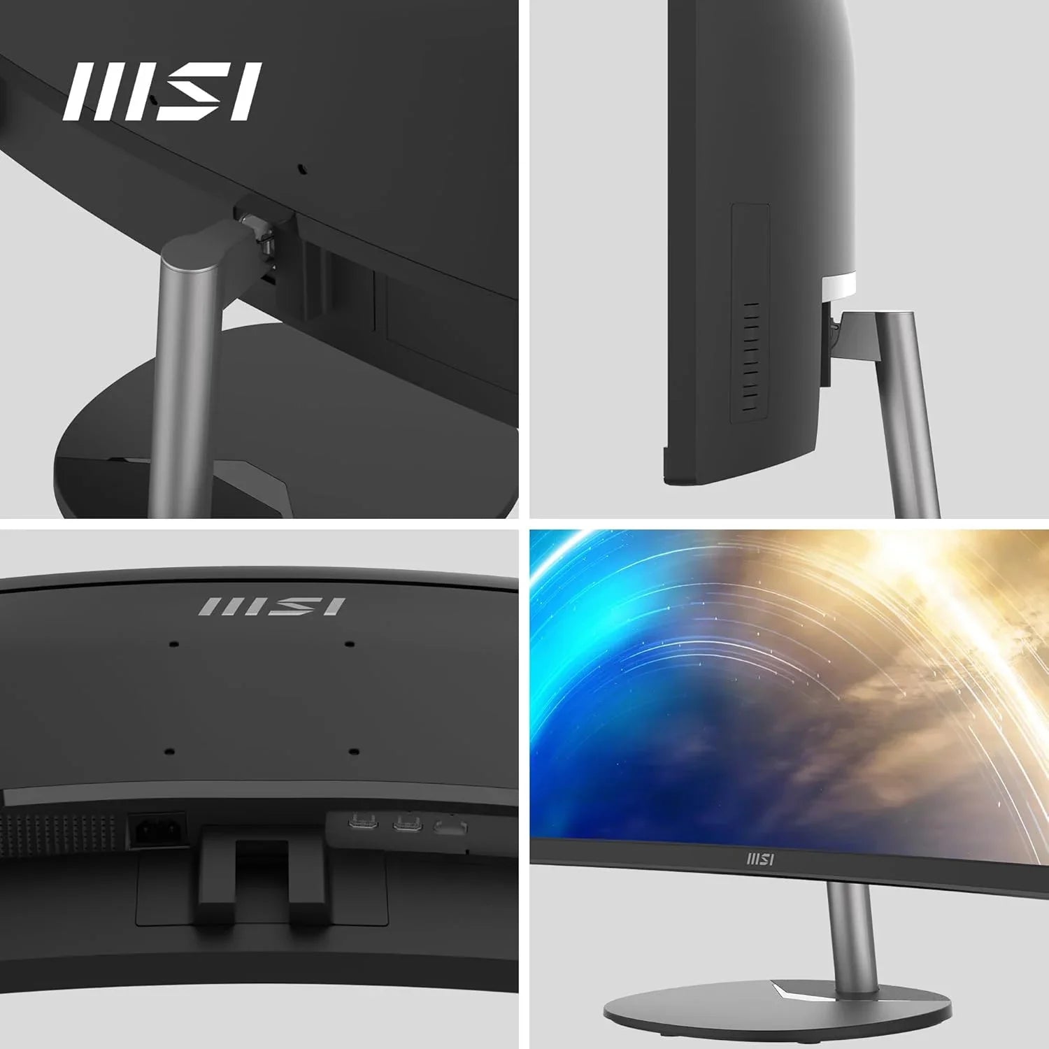 Monitor Curvo 34" Ultrawide UWQHD MSI PRO MP341CQ Monitor Curved LED 2K 100Hz , Pannello VA , 1 ms , 2x HDMI , 1x DisplayPort - BREUNOR
