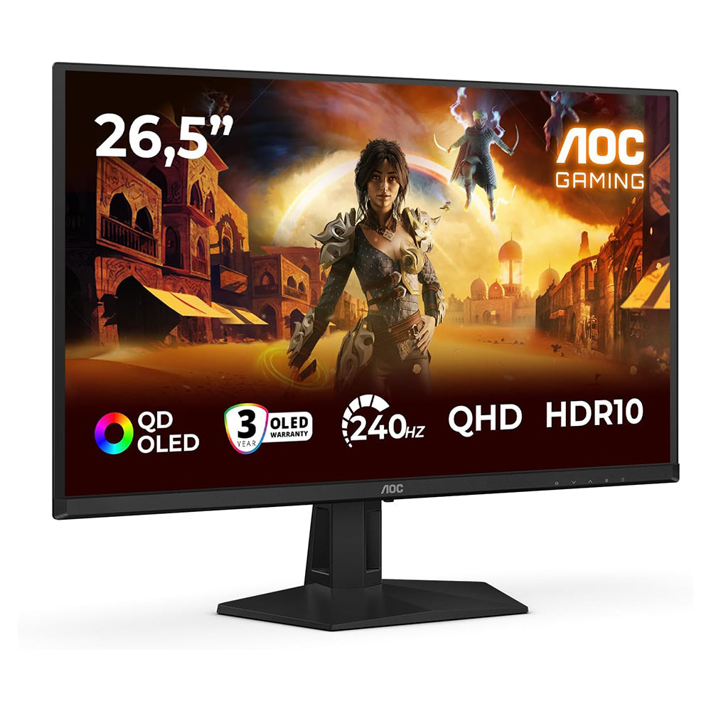 Monitor OLED AOC Gaming Q27G41ZDF 26.5 pollici, 2560x1440, WQHD, 240Hz, QD-OLED