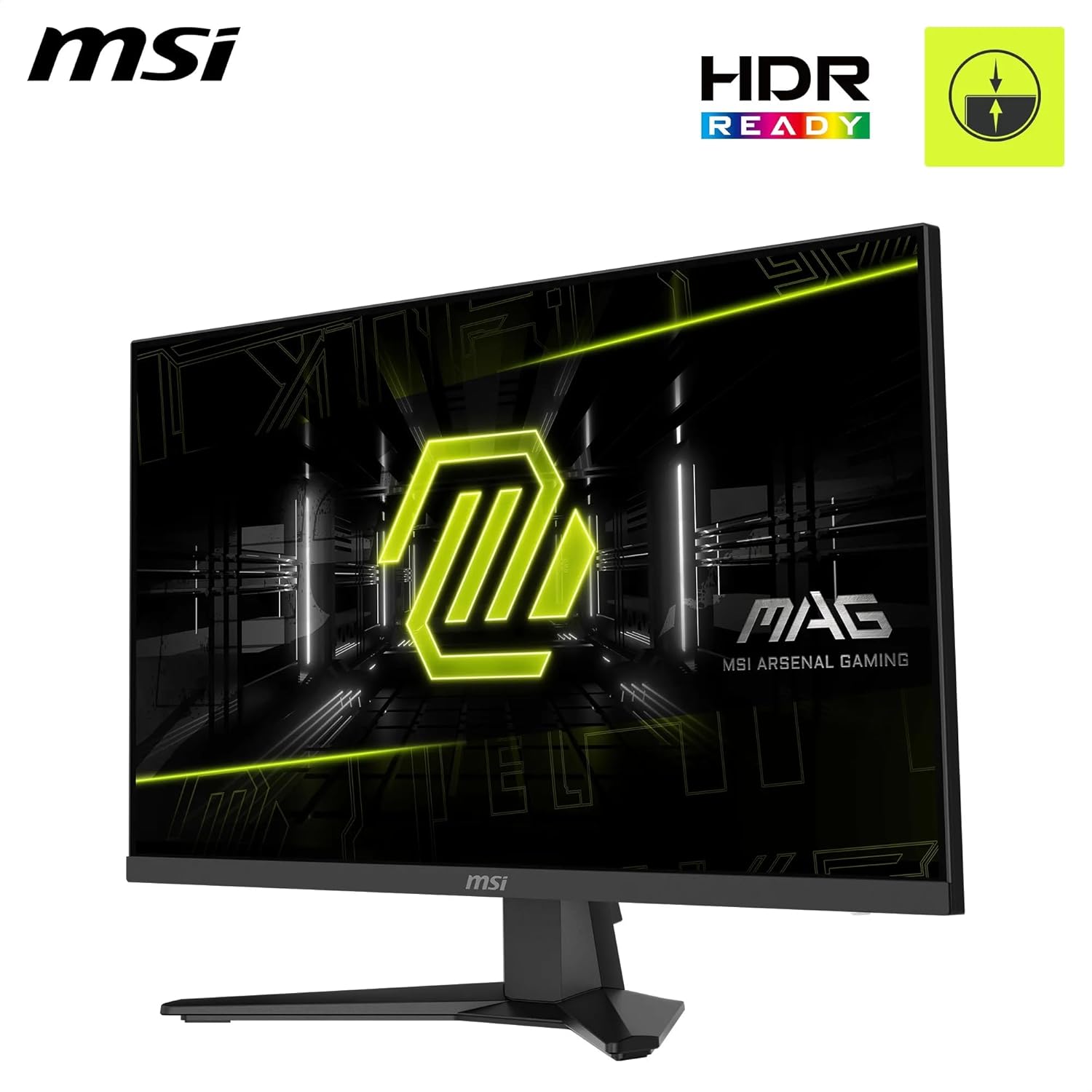 Monitor Gaming MSI MAG 274F Monitor Gaming 27" FHD, 1920x1080 Pannello Rapid IPS, 200Hz, 0,5ms (GtG), HDR Ready, Eye Care, AI Vision, HDMI 2.0b, DP 1.2a