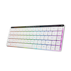 ASUS ROG Falchion RX Low Profile, Tastiera Wireless da Gaming, Illuminazione RGB, Switch Ottici ROG RX Red e Blue, Bluetooth 5.1