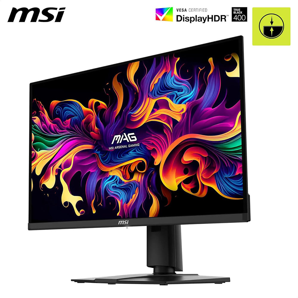 Monitor OLED MAG MSI Gaming QD-OLED X24 27" - 4K UHD 3840x2160, Pannello Quantum Dot OLED, 240Hz, 0,03ms