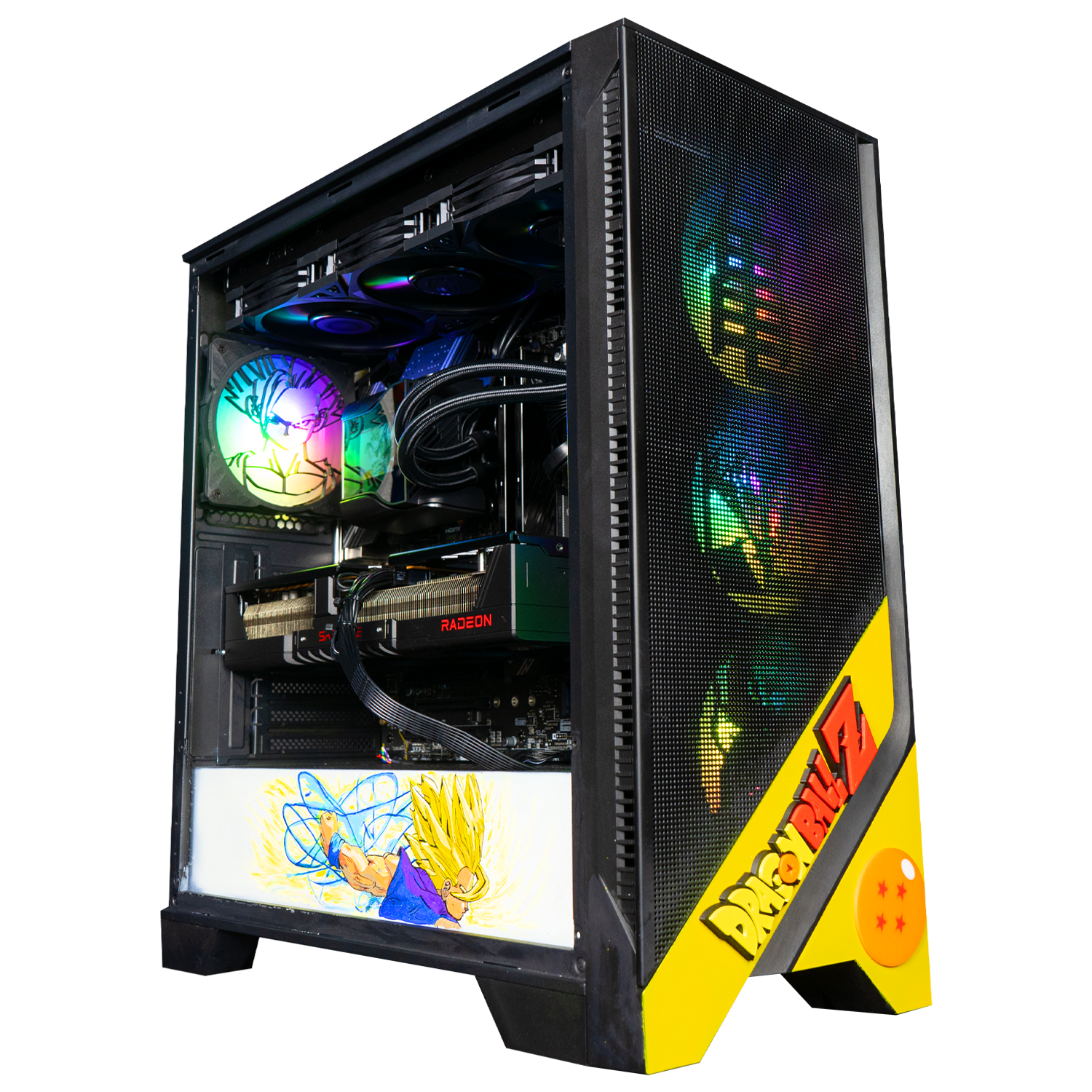 BREUNOR GOHAN V1 - PC Gaming Intel i7 14700K, RX 9070XT 16GB, RAM 32GB DDr5 , SSD 1TB NVMe, AIO 360mm LCD, Windows 11 PRO
