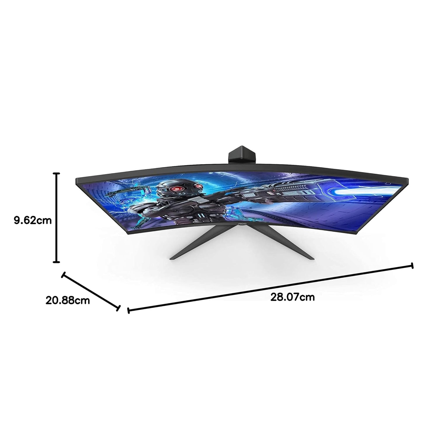 Monitor Gaming Curvo AOC C32G2ZE - 32" VA Full HD, 240Hz, 4ms, FreeSync Premium  (1920 x 1080, HDMI, DisplayPort)