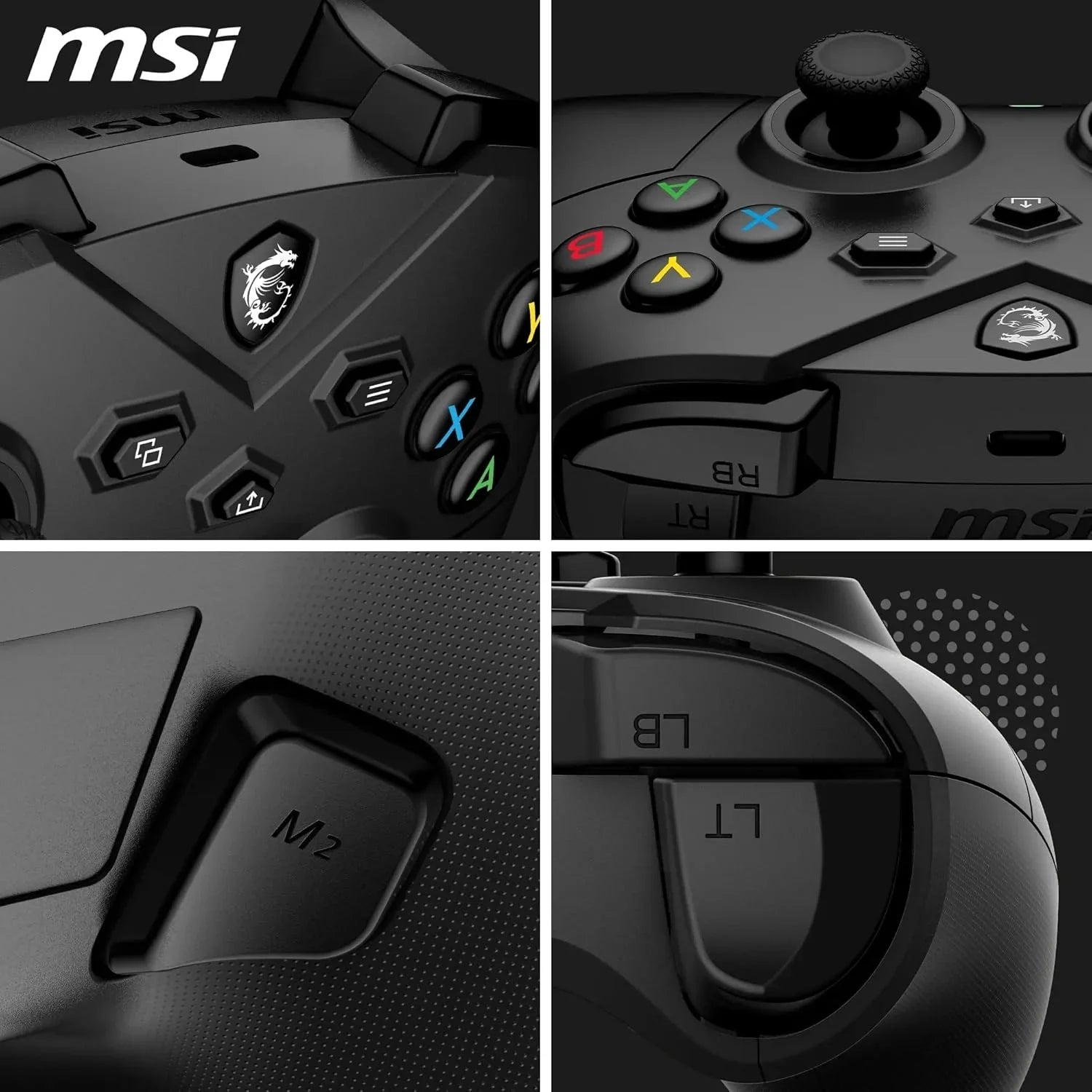 JOYPAD WIRELESS MSI FORCE GC300 Bluetooth, USB Type-C a A - Cablato/Wireless , Gamepad Controller MSI - BREUNOR