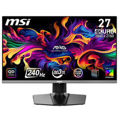 Monitor OLED MAG MSI Gaming QD-OLED X24 27" - 4K UHD 3840x2160, Pannello Quantum Dot OLED, 240Hz, 0,03ms