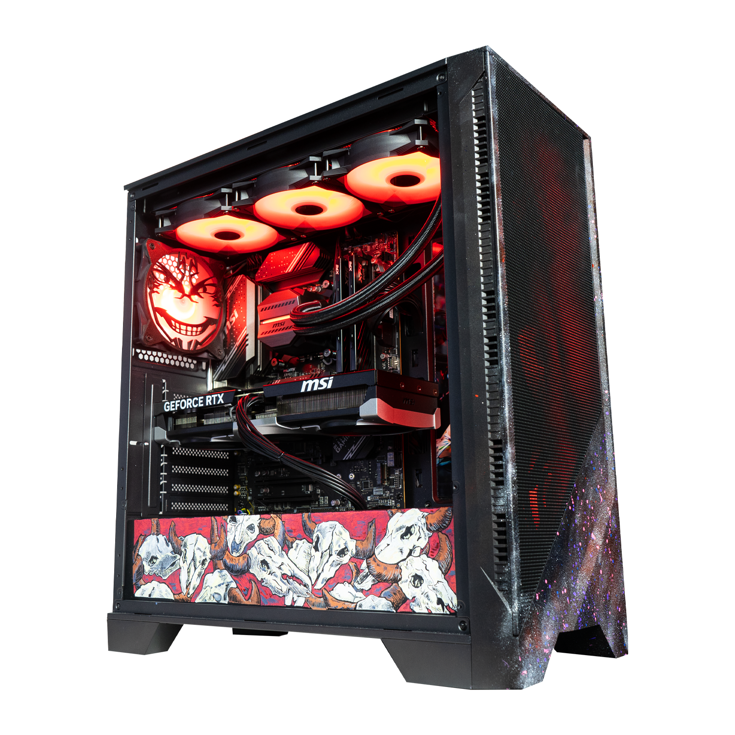 BREUNOR SUKUNA V1 - PC Gaming Intel i9 14900K, RTX 5070 Ti 16GB, RAM 32GB DDr5, SSD 1TB NVMe, Dissipatore a Liquido 360mm, Windows 11 PRO