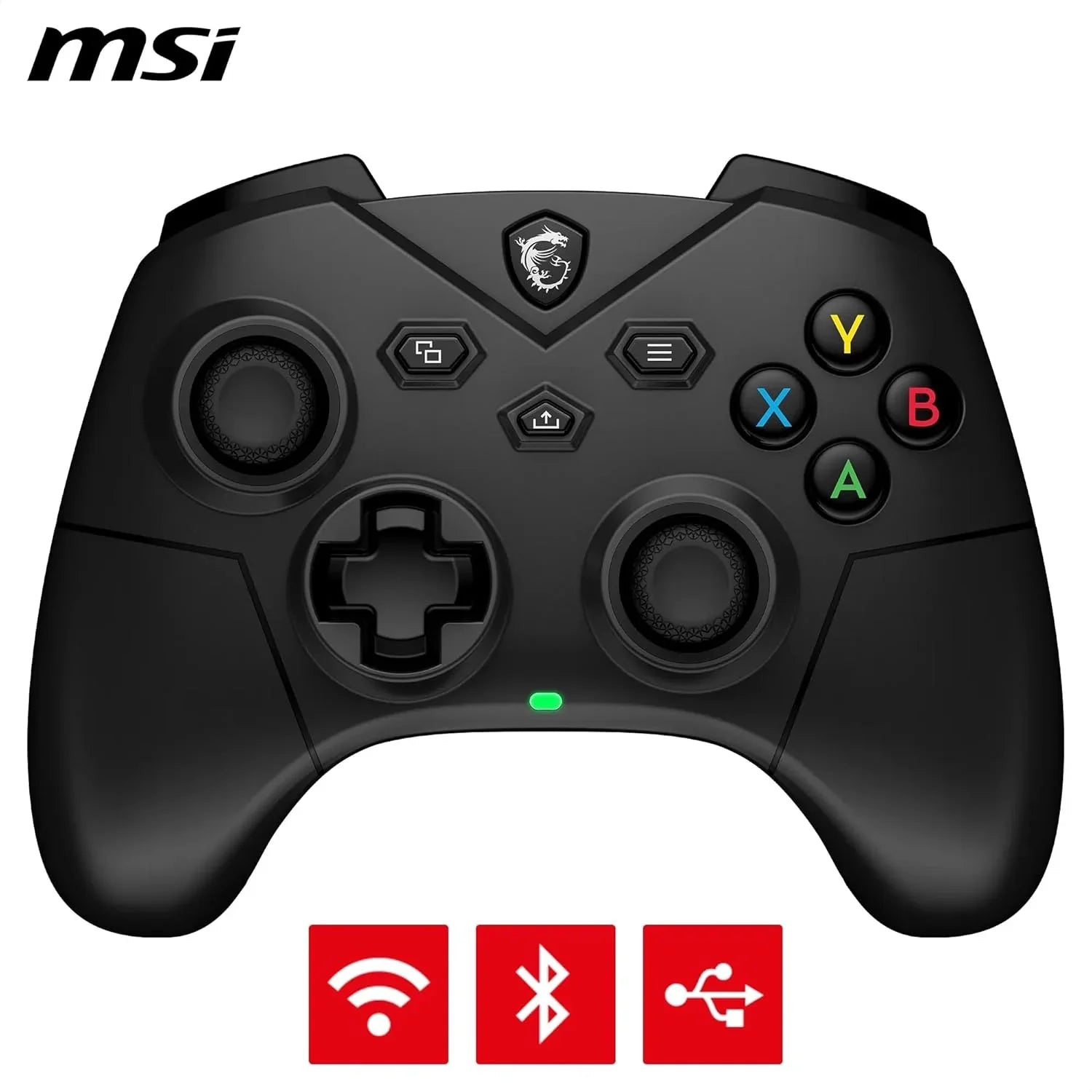 JOYPAD WIRELESS MSI FORCE GC300 Bluetooth, USB Type-C a A - Cablato/Wireless , Gamepad Controller MSI - BREUNOR