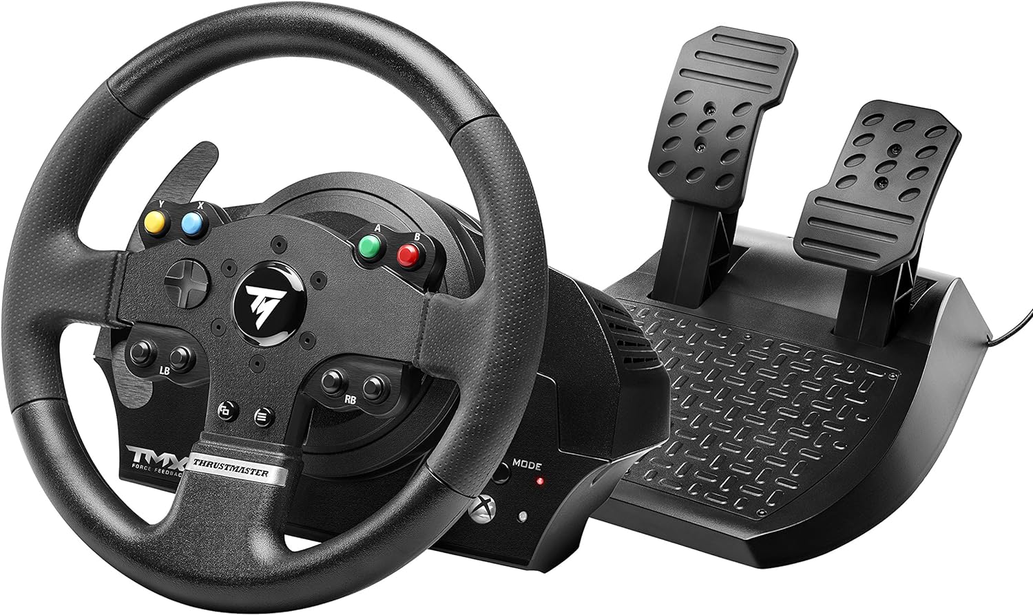 JOYPAD CONTROLLER FOR DRIVING SIMULATORS, Thrustmaster TMX Force Feedback Steering Wheel + Pedals For PC/Xbox 