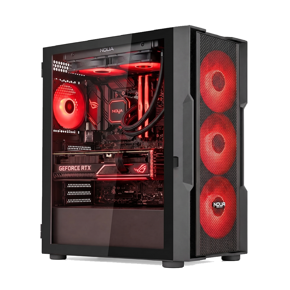 BREUNOR VIDAR - PC Gaming Ryzen 7 7800X3D fino a 5.0 GHz , RTX 5070 12GB, Ram 32GB DDR5 6000MHz, SSD 1000GB NVMe, Dissipatore a Liquido 240mm, Windows 11 Pro