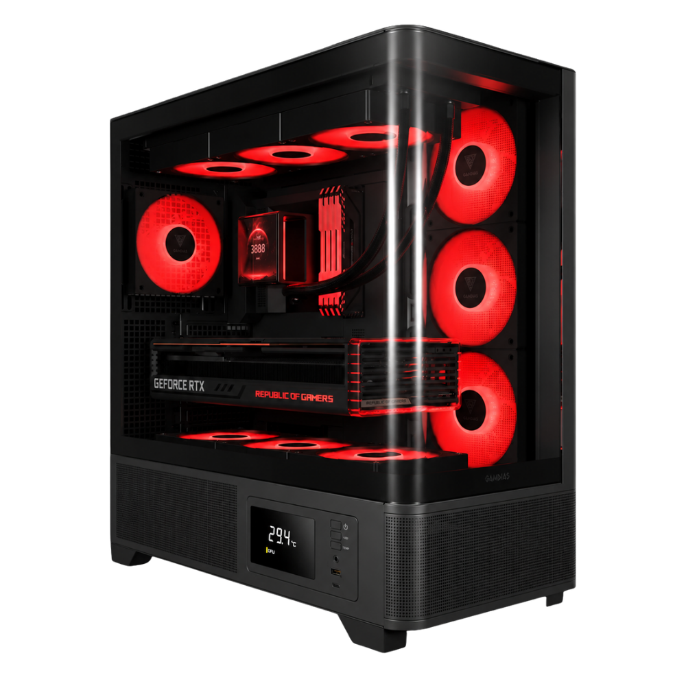 BREUNOR STRYKER - PC GAMING Ryzen 5 9600X 5.40 GHz, RX 9060 XT 16GB, RAM 32GB DDR5 6000MHz, SSD 1TB, LIQUID 360MM, Windows 11 PRO