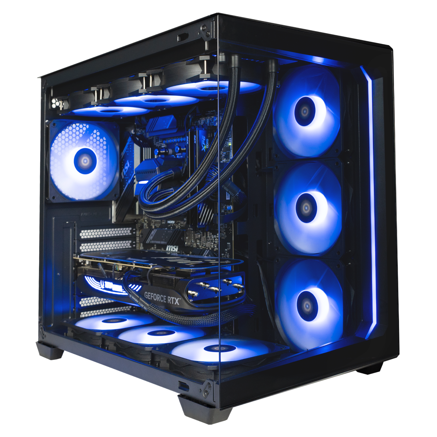 PC GAMING Ryzen 7 9800X3D - 64Gb DDR5 6000MHz ADATA XPG CL30 - SAMSUNG Memorie 990 PRO - B3663