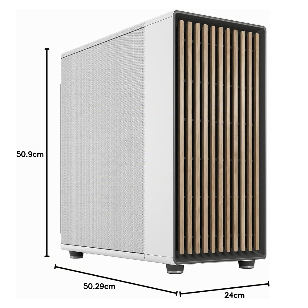 BREUNOR FRACTAL V1 - PC Gaming i9 14900K, RTX 5070 12GB, Ram 32Gb DDr5 6000MHz, SSD NVMe 1000Gb, AIO 360mm, Windows 11 pro