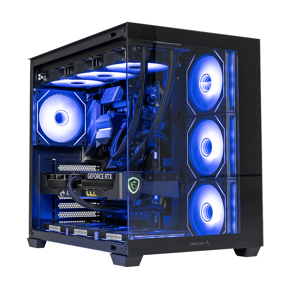BREUNOR POSEIDONE - PC gaming i9 14900K, RTX 5070 12 Go, RAM 32 Go DDR5 6000 MHz, SSD Nvme 1000 Go, dissipateur thermique liquide 360 ​​mm, Windows 11 Pro