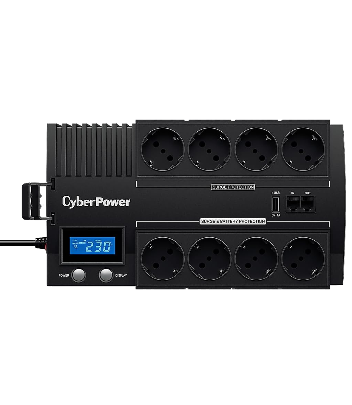 CyberPower BR1200ELCD Gruppo di Continuità (UPS) A linea interattiva 1200 VA 720 W 8 presa(e) AC, UPS per Computer , Gruppo di Continuità per PC