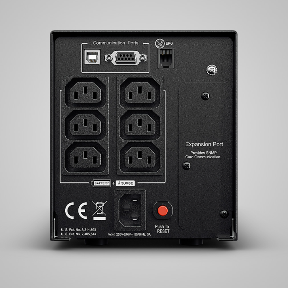 CyberPower PR750ELCD Gruppo di Continuità (UPS) A linea interattiva 750VA 675W 6 prese , UPS per Computer , Gruppo di Continuità per PC