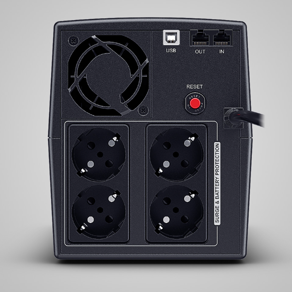 CyberPower UT1500EG Gruppo di Continuità (UPS) A linea interattiva 1500VA - 900W 4 prese , UPS per Computer , Gruppo di Continuità per PC