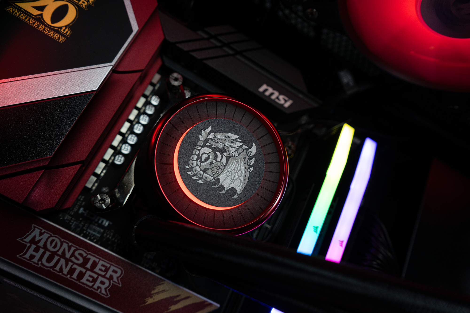 BREUNOR MONSTER HUNTER V2 EXPRESS - Pc Gaming Intel i7 14700K, RTX 4070 12GB, SSD NVMe 1000GB, RAM 32GB DDR5 6000MHz, Dissipatore a Liquido 360mm, Windows 11 Pro
