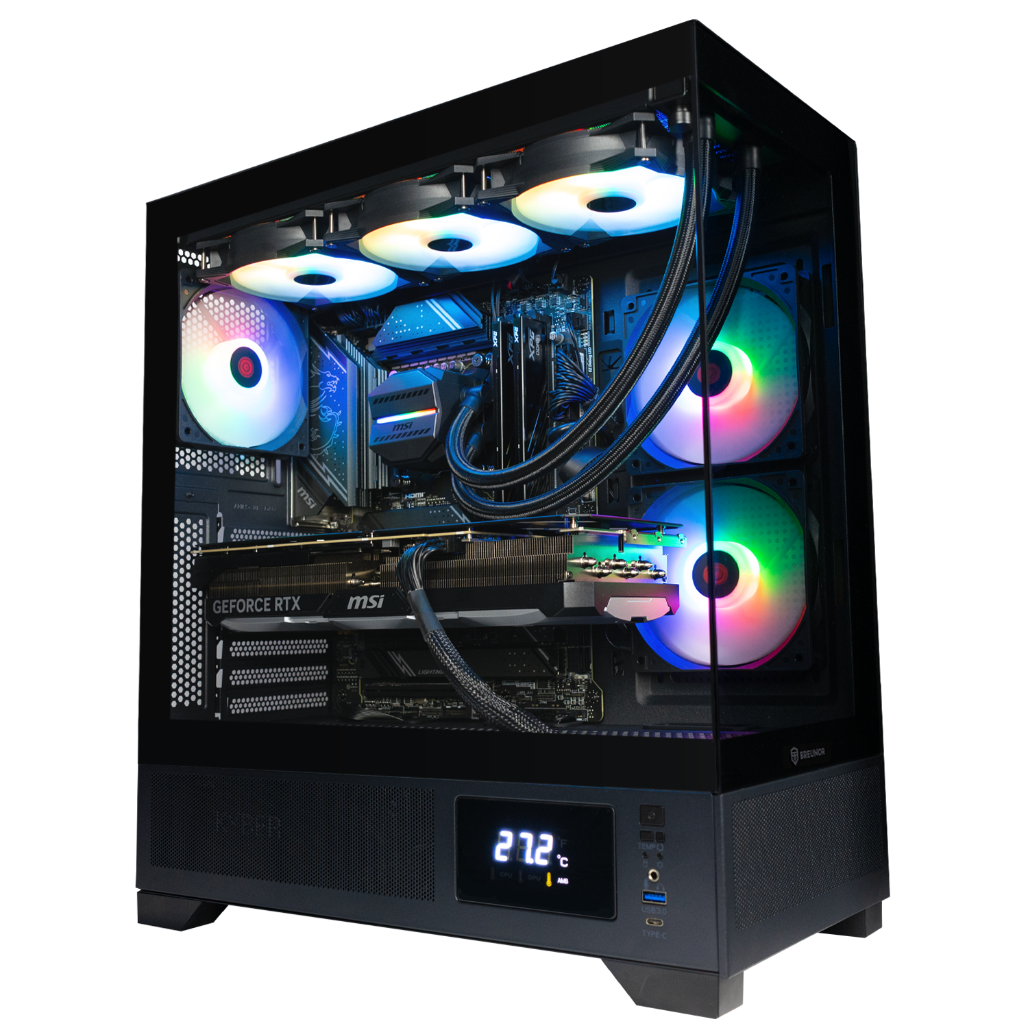 BREUNOR NEBULA - PC de jeu Ryzen 7 7800