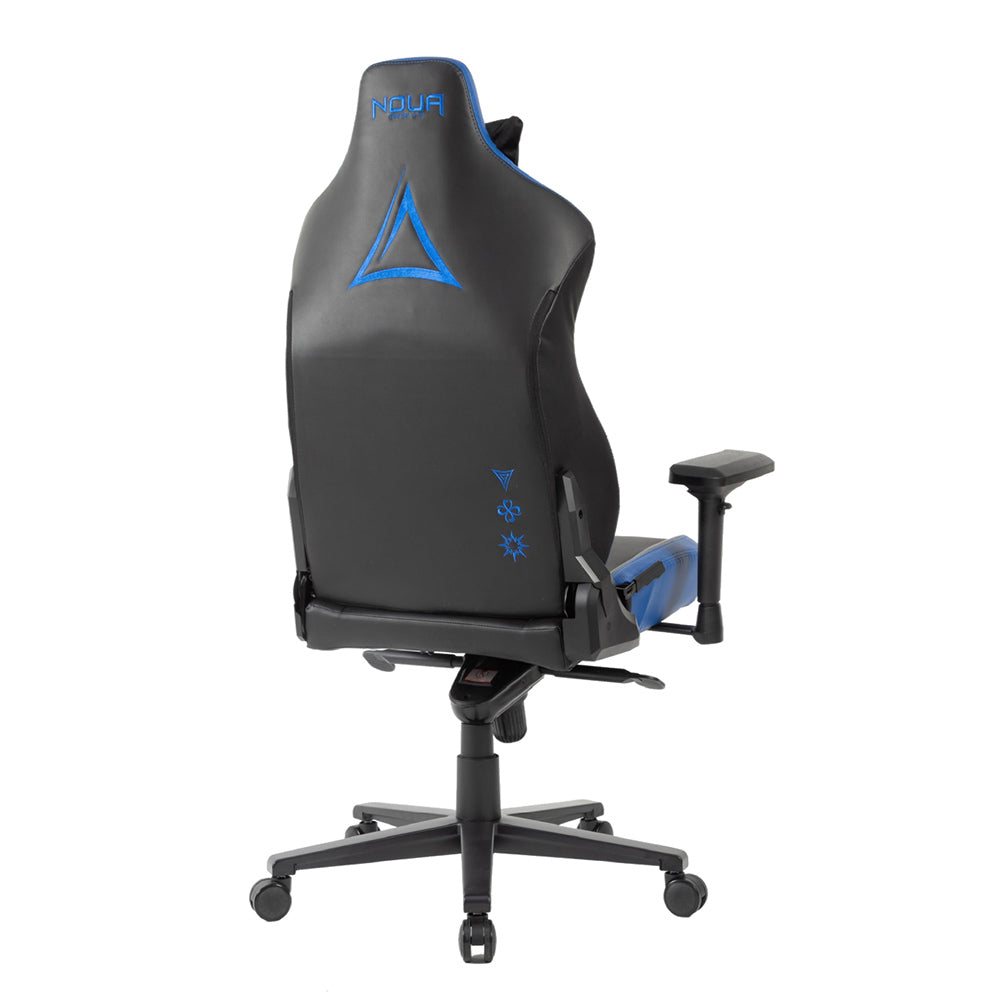 SEDIA GAMING NOUA BLAZE ERGONOMICA CON CUSCINO MAGNETICO MEMORY FOAM E BRACCIOLI 4D ( Black/Blue)