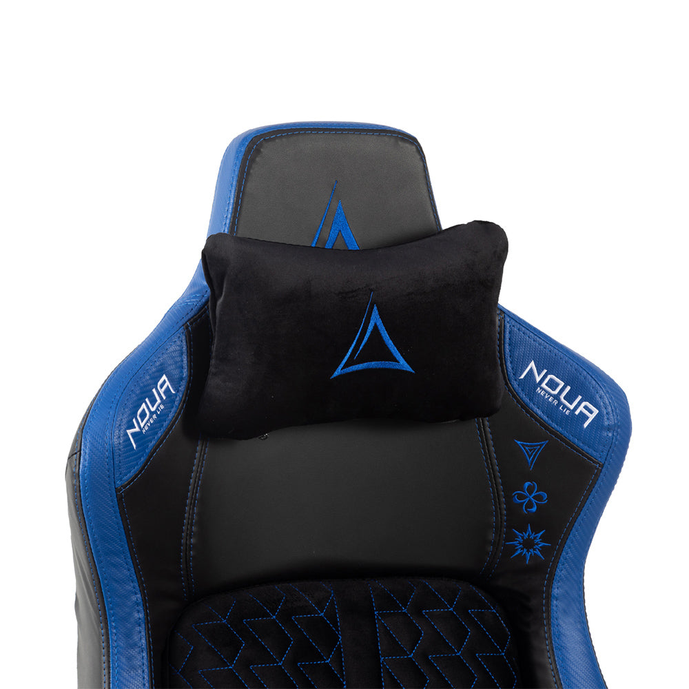SEDIA GAMING NOUA BLAZE ERGONOMICA CON CUSCINO MAGNETICO MEMORY FOAM E BRACCIOLI 4D ( Black/Blue)