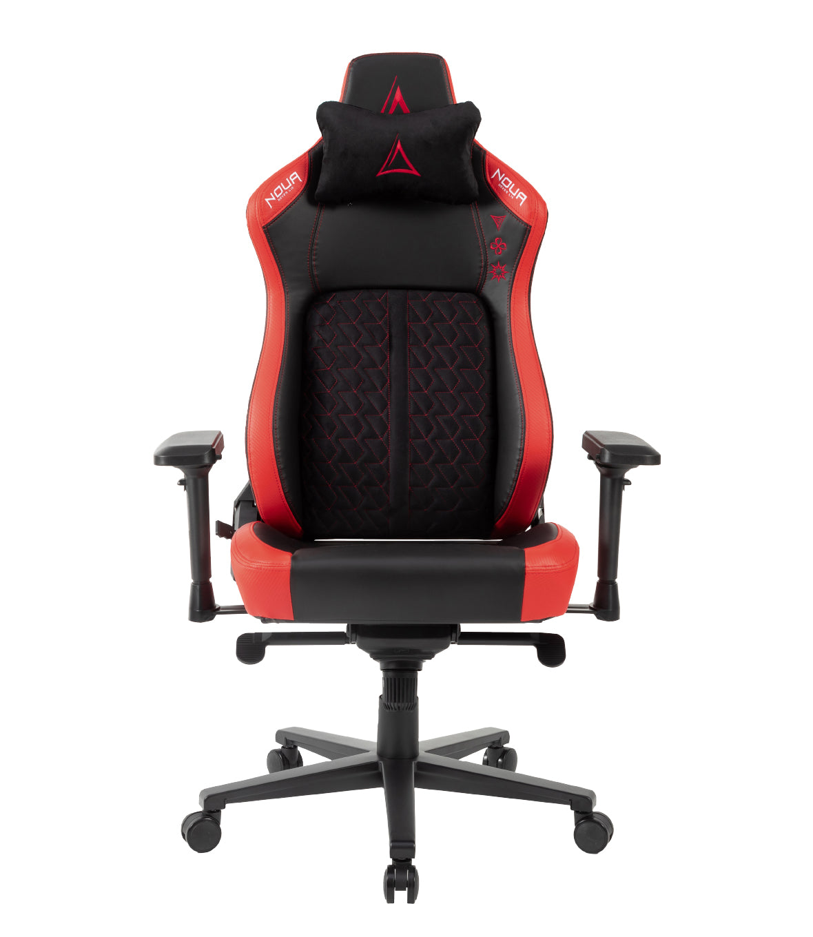 SEDIA GAMING NOUA BLAZE ERGONOMICA CON CUSCINO MAGNETICO MEMORY FOAM E BRACCIOLI 4D ( Black/Red)