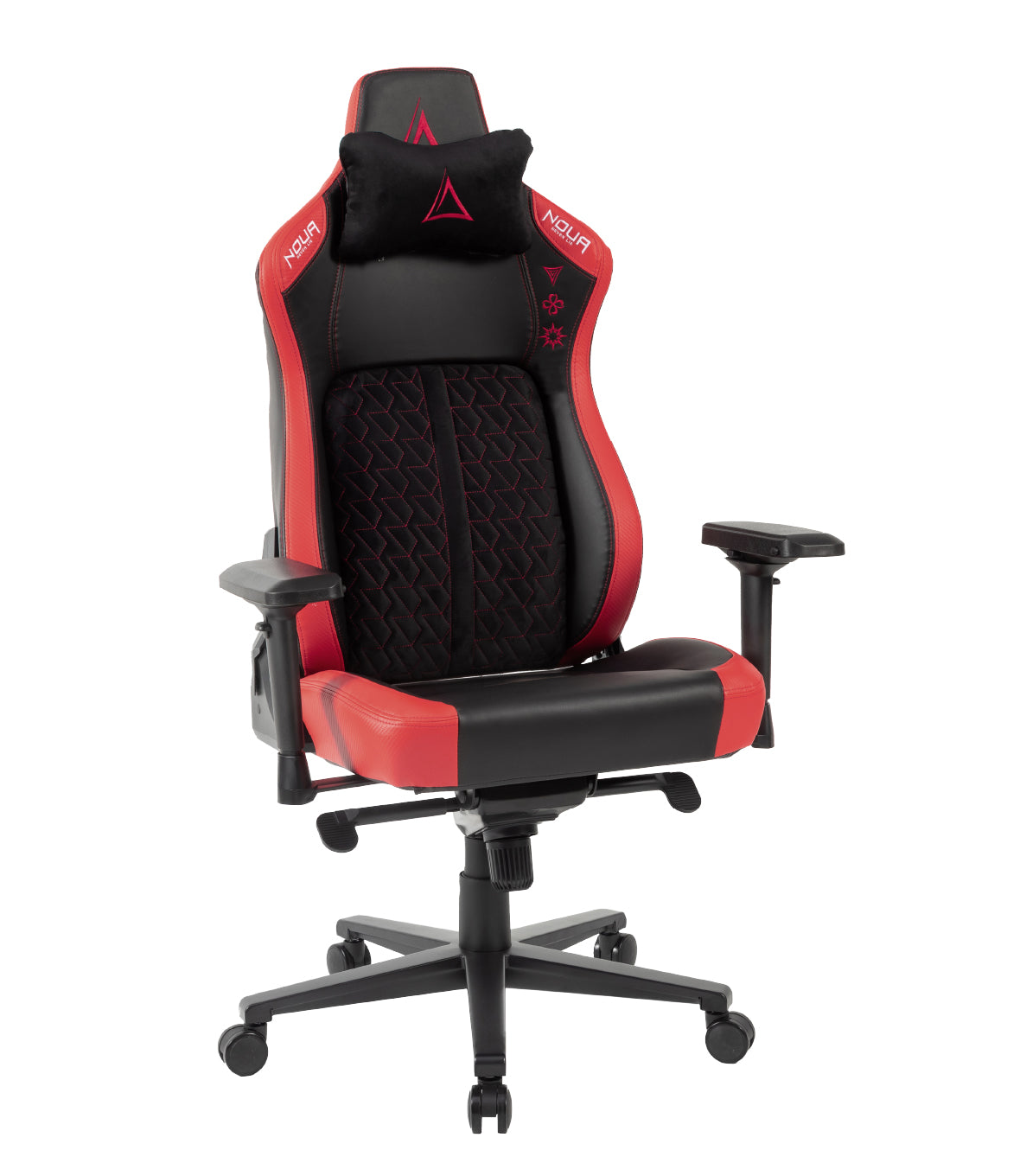 SEDIA GAMING NOUA BLAZE ERGONOMICA CON CUSCINO MAGNETICO MEMORY FOAM E BRACCIOLI 4D ( Black/Red)