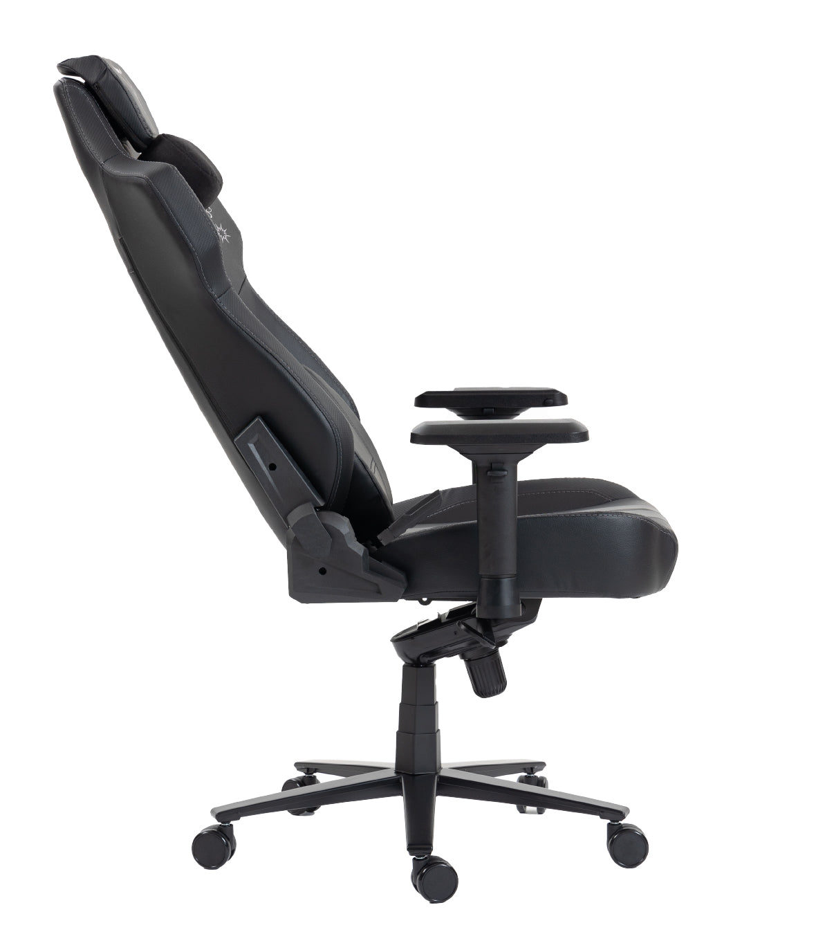 SEDIA GAMING NOUA WAVE ERGONOMICA CON SCHIENALE RECLINABILE 180°, TESSUTO TRASPIRANTE E BRACCIOLI 4D ( Black/Grey)